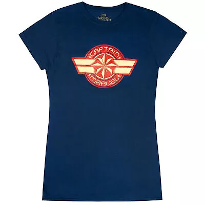 Buy Captain Marvel Womens/Ladies Logo T-Shirt NS5900 • 14.15£