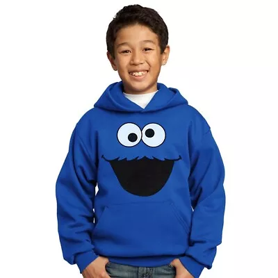 Buy Cookie Monster Face Youth Hoodie • 19.73£