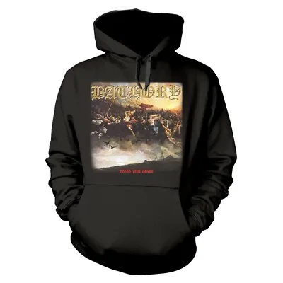 Buy BATHORY - BLOOD FIRE DEATH BLACK Hooded Sweatshirt Medium • 46.80£