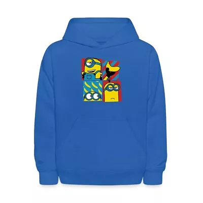 Buy Minions Merch Stuart Bob Kevin Officially Licensed Kids' Hoodie • 25.33£