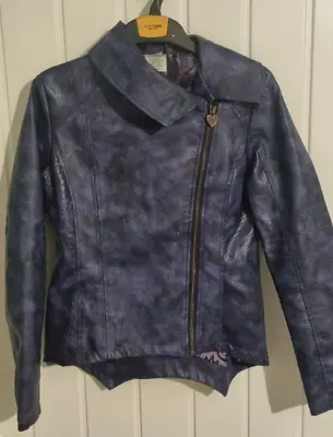 Buy Disney Store Mal Moto Jacket Descendants Faux Leather Costume Coat Immaculate • 45£