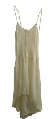 Buy Spell And The Gypsy Collective  Vintage  Rare White 100% Silk Dress 10 • 129.70£