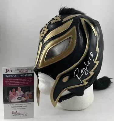 Buy WWE Rey Mysterio Signed Luchador Mask WrestleMania 39 Official Merch JSA COA • 473.57£