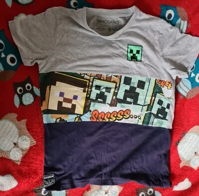 Buy Official Minecraft T Shirt Mojang Creeper • 4.51£