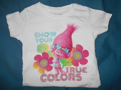 Buy Trolls Girls Medium Shirt (Show Your True Colors) • 3.62£