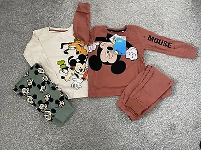 Buy BNWT Mickey Mouse Pyjamas By NEXT For Girls And Boys 6-7 Years • 18£