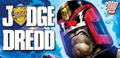 Buy 2000AD Comics Judge Dredd Iron On Tee T-shirt Transfer • 2.29£