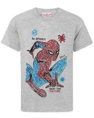 Buy Spider-Man Homecoming Spidey Sketch Boy's T-Shirt • 11.95£