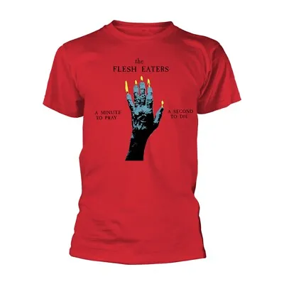Buy FLESH EATERS, THE - A MINUTE TO PRAY… RED T-Shirt Large • 12.18£