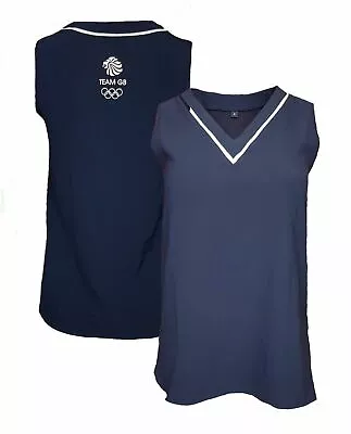 Buy Team GB Womens T Shirt Sleeveless Top Great Britain Olympic Games • 7.95£