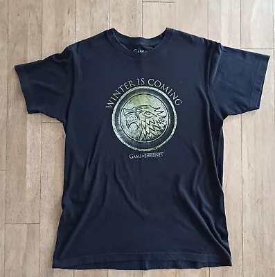 Buy Game Of Thrones Winter Is Coming Official HBO T Shirt Size Medium 38-40 • 15£