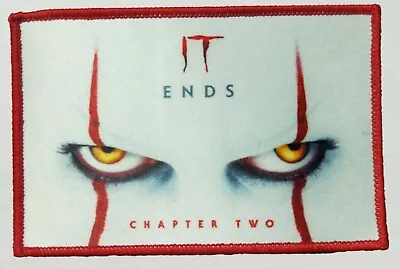 Buy IT Chapter 2 Pennywise 2019 UK Quad Poster Patch Bill Skarsgård 4.5  X 3  Patch  • 6£