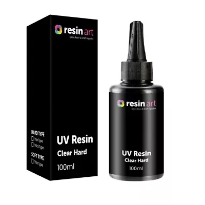 Buy 100g UV Resin Ultraviolet Fast Cure Clear Hard Craft Jewellery UK • 18.50£