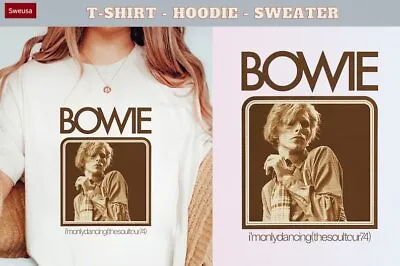 Buy David Bowie Shirt,David Bowie Graphic Arts, Ziggy Stardust,Trendy, Rock Legend • 20.77£