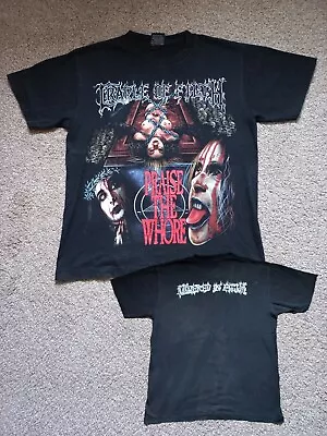 Buy *Rare* Cradle Of Filth Praise The W***e T-Shirt - Size M - Heavy Black Metal • 14.99£