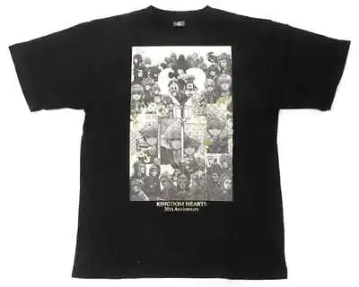 Buy T-Shirt Collection 20Th Anniversary Black Free Size Kingdom Hearts • 86.64£