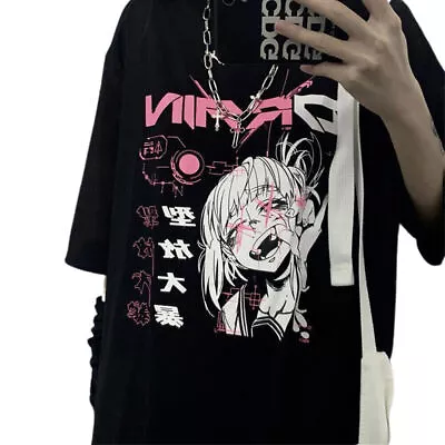 Buy Anime T-shirt Summer Lady Short Sleeve Tops Blouse Shirt Tee Gothic Clothes New • 7.40£