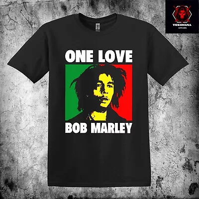 Buy Bob Marley  One Love  Reggae Heavy Cotton Unisex T-SHIRT S-3XL 🤘 • 23.80£