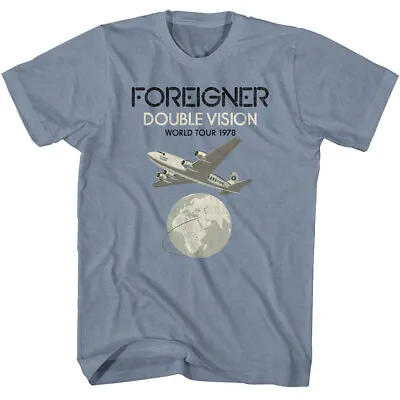 Buy Foreigner Double Vision World Tour 1978 Men's T Shirt Rock Band Music Merch • 39.92£