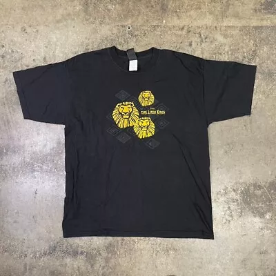 Buy The Lion King USA T-Shirt Mens Disney Short Sleeve Graphic Tee, Black, XL • 20£