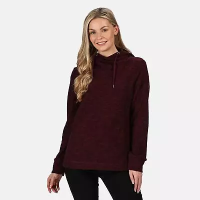 Buy Regatta Womens Kizmit Hooded Marl Fleece Top Jumper Sweater Pullover Hoodie • 19.99£