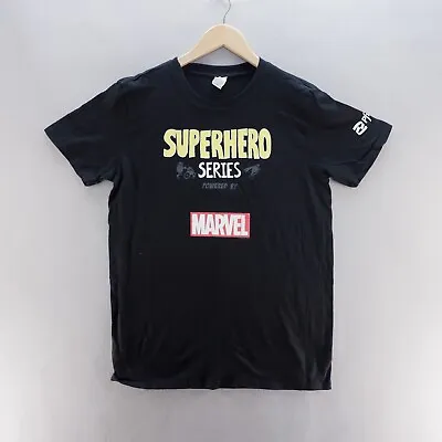 Buy Marvel Mens T Shirt Medium Black Superhero Series Graphic Print • 9.02£