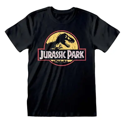 Buy Jurassic Park Original Logo Distressed T-Shirt • 14.99£