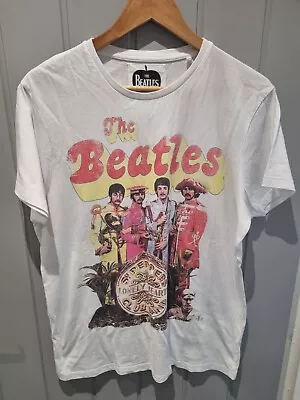 Buy The Beatles: Sgt Peppers Official T Shirt 2012 Apple Corps L 100% Cotton White  • 19.99£