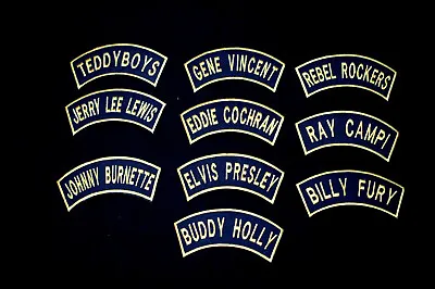 Buy Teddy Boys - Rockers - Iron / Sew On Shoulder Patches - 52 Different Designs • 2£