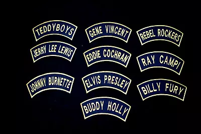 Buy Teddy Boys - Rockers - Iron / Sew On Shoulder Patches - 67 Different Designs • 2£