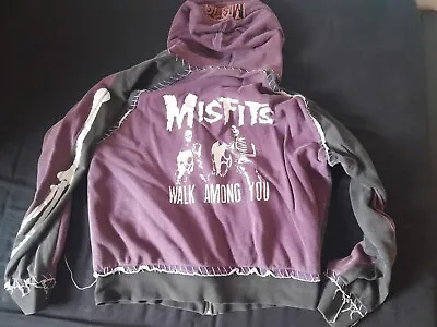 Buy The Misfits - Hoodie - Rock/Punk/Metal/Goth/Band - Vintage - Rare - Dragonfly Sm • 73£