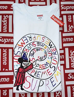 Buy Supreme Swirl T-Shirt!Joe Robert’s!!SS17!White!Med!!100%Authentic!Rare!!!BNWT!!! • 199.99£