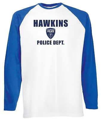 Buy Hawkins Police Department Men's Long Sleeve Baseball Shirt - Will • 15.99£