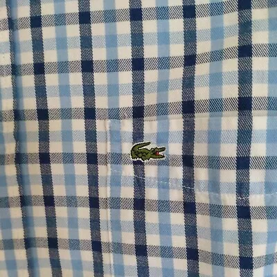 Buy Noel Gallagher Oasis Style Lacoste Shirt Size 41 Used Good Condition • 10£