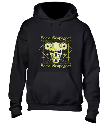 Buy Social Scapegoat Hoody Hoodie Cool Devil Demon Goat Design Pentagram Tattoo • 16.99£