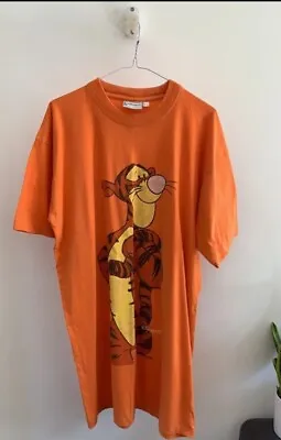 Buy Tigger Disneyland T-Shirt Orange One Size Vintage Rare Pooh Paris Winnie Unisex • 24.99£