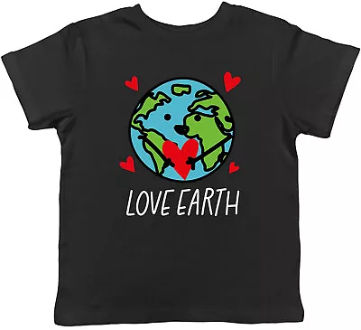 Buy Love Earth Environment Climate Change Childrens Kids T-Shirt Boys Girls Gift • 5.99£