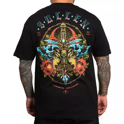 Buy Sullen Clothing  Moth Badge Tattoo Artist Black Standard T Shirt M-3XL UK • 28.99£