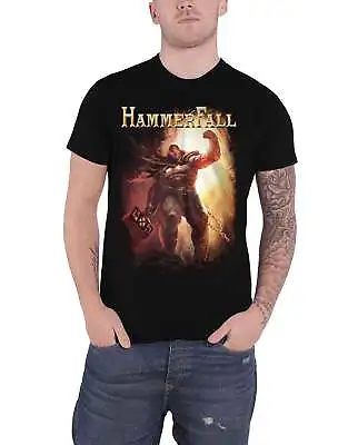 Buy Hammerfall T Shirt Dethrone And Defy Band Logo New Official Mens Black • 17.95£