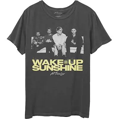 Buy All Time Low Faded Wake Up Sunshine Official Tee T-Shirt Mens • 18.27£