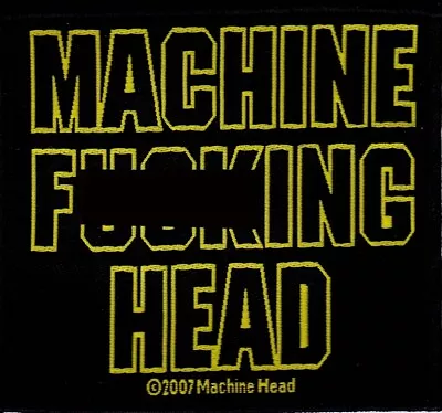 Buy Machine Head Machine F***ing Head Patch Official Heavy Metal Band Merch  • 5.69£