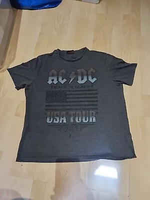 Buy ACDC Back In Black USA Tour T Shirt Mens Size Extra Large XL (I9) • 7.48£