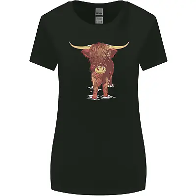 Buy Highland Cattle Cow Scotland Scottish Womens Wider Cut T-Shirt • 9.99£