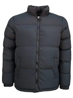 Buy Men's Jacket Winter Warm Puffer Bubble Down Coat Quilted Zip Padded Outwear New • 24.99£