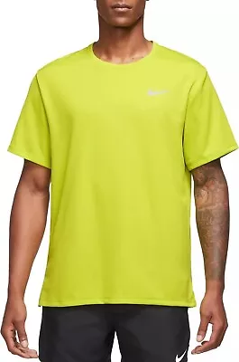 Buy Nike Dri Fit UV Miler Top T Shirt LARGE DV9315-308 (FREE POSTAGE RM 48) • 22.95£