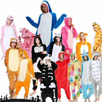 Buy Unisex Adult Onesie88 Animal Anime Cosplay Pyjamas Kigurumi Fancy Dress Costume • 27.59£