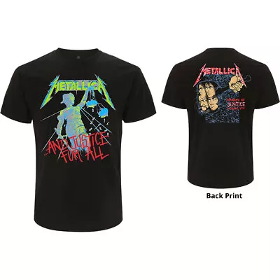 Buy Metallica And Justice For All (Original) Official Tee T-Shirt Mens • 17.13£