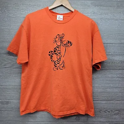 Buy Vintage The Disney Store Tigger Orange Tshirt Womens Size Large • 8.53£