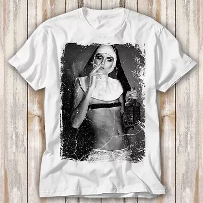 Buy Naked Naughty Smoking Weed Nun Jesus Sister T Shirt Adult Top Tee Unisex 4181 • 6.70£