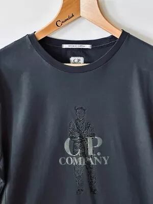 Buy CP C.P. Company Grey T-Shirt XL Genuine 100% Cotton Designer Casuals Terraces • 26£
